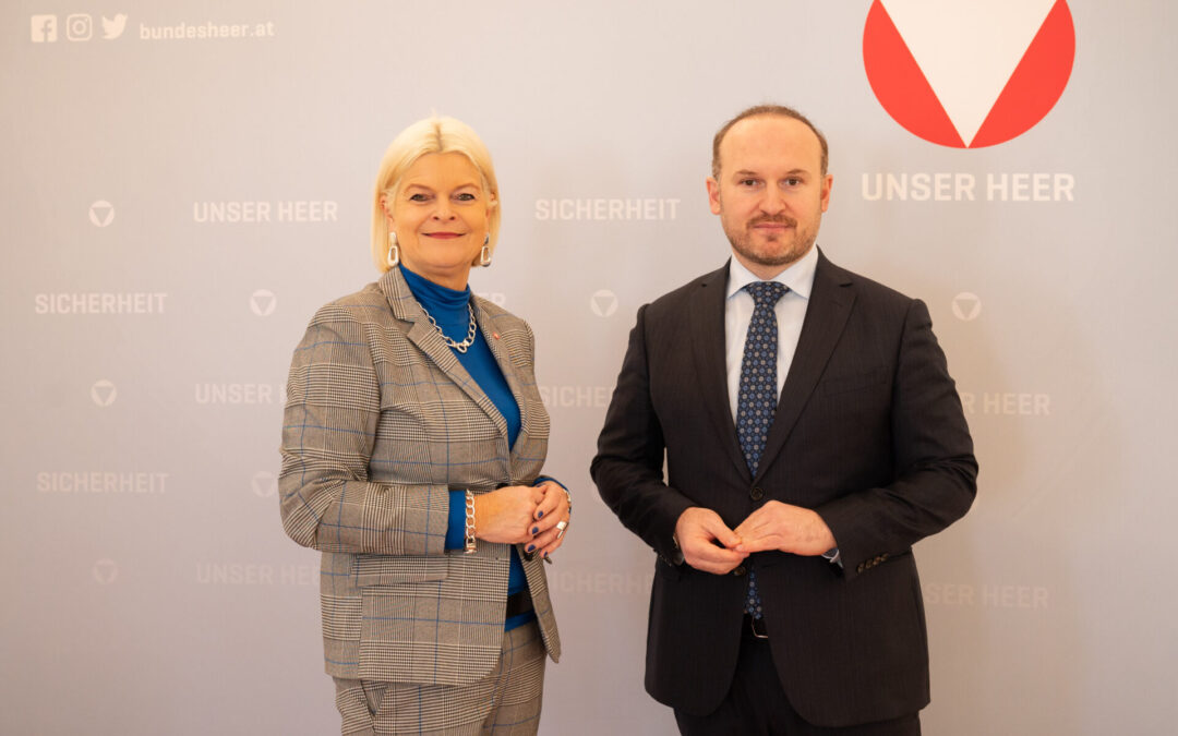 Höflichkeitsbesuch bei Bundesministerin Klaudia Tanner