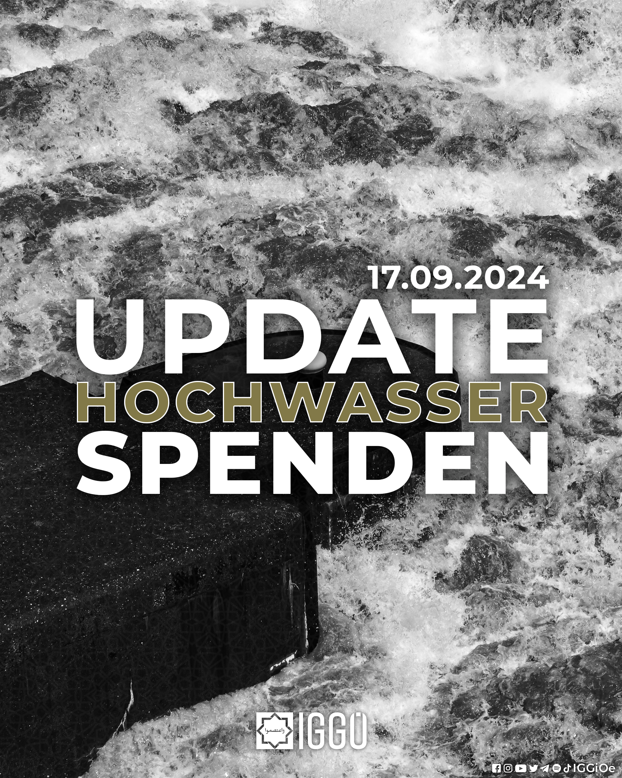 Hochwasserkatastrophe – Spendenmöglichkeiten der IGGÖ und ihrer Einrichtungen